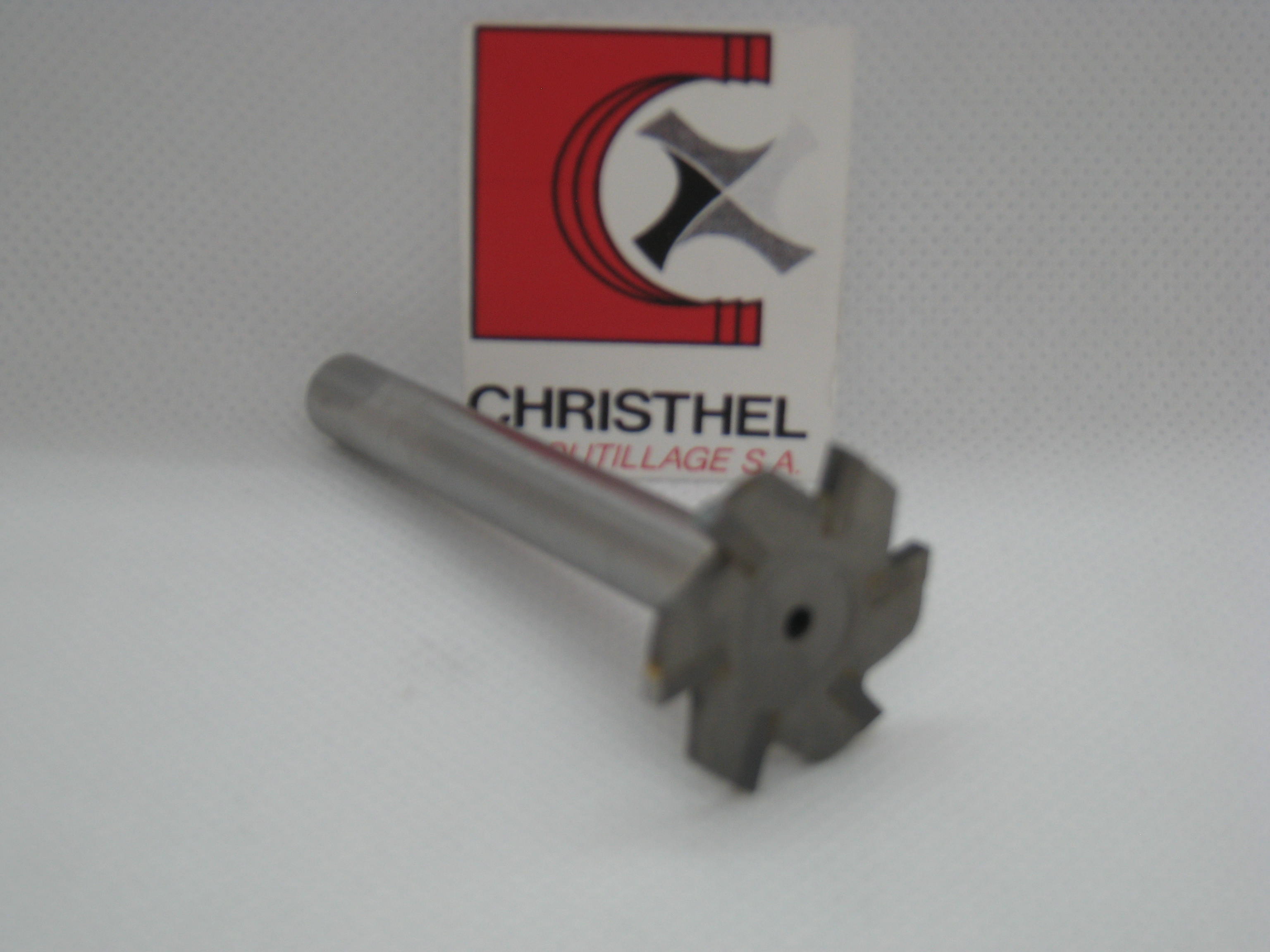 FRAISE A RAINURER Ø35x2.5 6Z QUEUE Ø8 LT75 ROTATION A GAUCHE VR3525D86ZLT75G